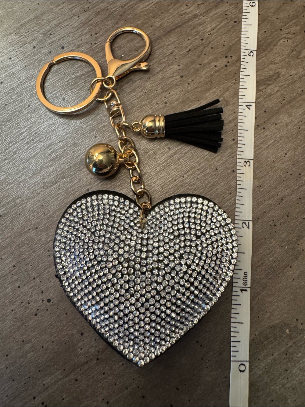 Heart Keychain/Bag Charm - Picture 3 of 4